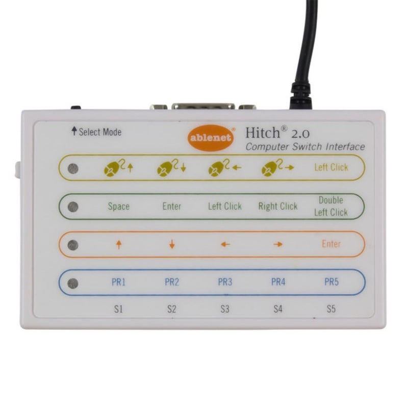 AbleNet Hitch 2 - Plug-and-Play USB Computer Switch Interface for Accessibility - Control, Learn, and Enhance User Experience - Product #10000021 - Image 1